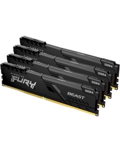 Оперативная память FURY Beast 4x8GB DDR4 PC4 21300 KF426C16BBK4 32 Kingston