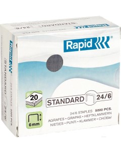 Скобы для степлера Standard 24 6 5M 24859800 Rapid