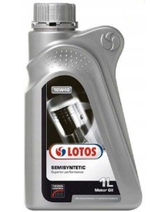 Моторное масло SEMISYNTETIC SN SAE 10W40 1л Lotos