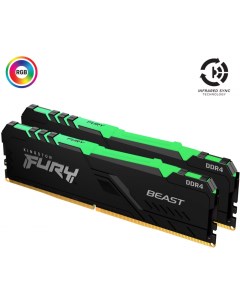 Модуль оперативной памяти 64GB 2x32GB PC 28800 DDR4 KF436C18BBAK2 64 Kingston