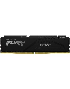 Оперативная память Fury Beast DDR 5 DIMM 16Gb PC41600 Black KF552C40BB 16 Kingston