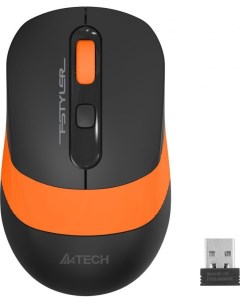 Мышь Fstyler FG10 черный оранжевый A4tech