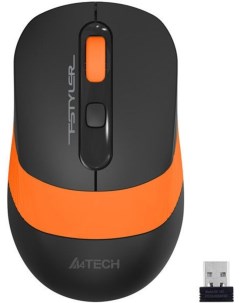 Мышь Fstyler FG10S черный оранжевый A4tech