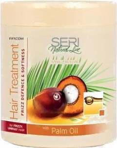 Маска для волос Professional Seri Natural Line мгновенное оживление и смягчение 1л Farcom