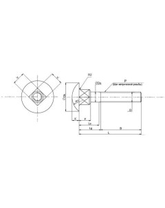 Болт CV011796 150шт Ект