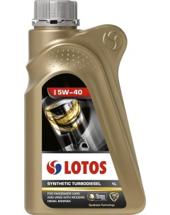 Моторное масло SYNTHETIC TURBODIESEL SAE 5W40 1л Lotos