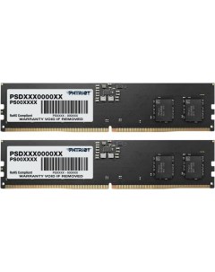 Оперативная память DDR5 2x8Gb 4800MHz Signature RTL PC5 38400 CL40 DIMM ECC 288 pin 1 1В PSD516G4800 Patriot