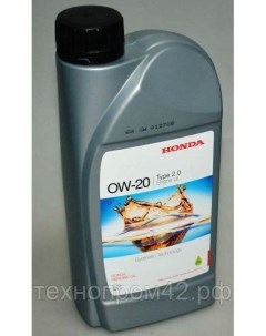 Моторное масло Engine Oil Type 2 0 SN 0W20 08232P99K1LHE 1л Honda