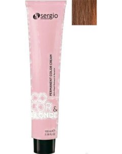 Крем краска для волос ColorBlonde 7 01 средне русый легкий пепельный Sergio professional