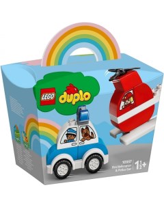 Конструктор DUPLO My First Пожарный вертолет и полицейский автомобиль 10957 Lego