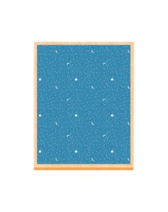 Простыня на резинке Night Stars 180Пр 17 200x180x25 см Samsara