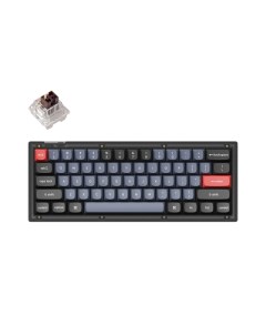 Клавиатура V4 Black RGB Hot Swap K pro Brown Switch RU V4 A3 RU Keychron