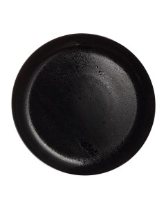 Тарелка мелкая стеклокерамическая diana black 25 см арт V0121 Luminarc