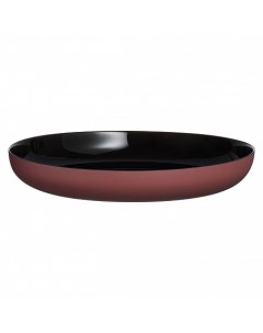 Тарелка мелкая стеклокерамическая vicky black terracotta 25см арт Q8579 Luminarc