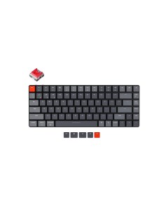 Беспроводная клавиатура K3 Grey, RGB, Hot-Swap, Optical Red Switch, RU (K3-E1-RU) Keychron