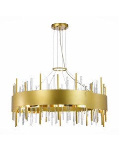 Люстра подвесная olvera sl1633 203 16 золотой St luce