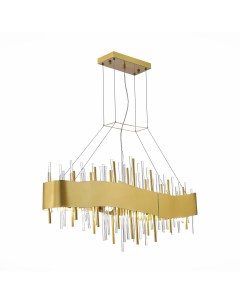 Люстра подвесная olvera sl1633 213 08 золотой 1 см St luce