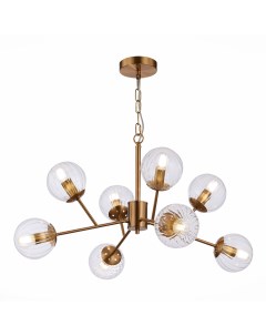 Люстра подвесная andria sle220803 08 золотой St luce