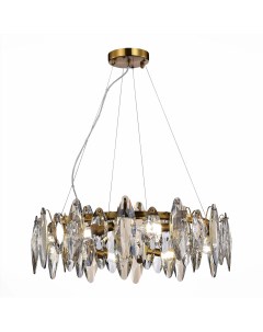 Люстра подвесная ancona sl1227 303 08 прозрачный St luce