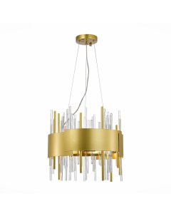 Люстра подвесная olvera sl1633 203 08 золотой St luce