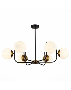 Люстра потолочная ciane sle1098 402 06 черный St luce