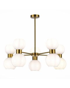 Люстра потолочная thonet sle1138 302 10 золотой St luce