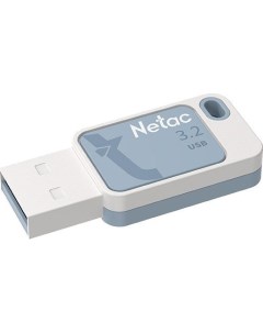 USB Flash накопитель UA31 64GB белый синий NT03UA31N 064G 32BL Netac