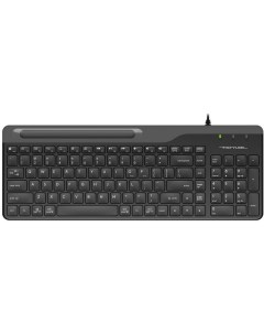 Клавиатура Fstyler USB slim черный серый FK25 BLACK A4tech