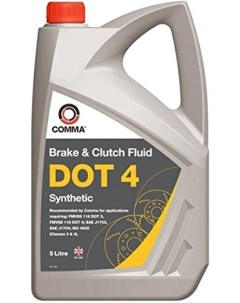 Тормозная жидкость DOT 4 5л BF45L Comma