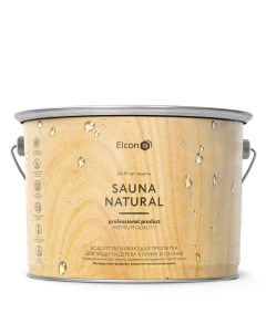 Пропитка для бани и сауны Sauna Natural 2л Elcon