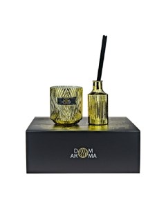 Подарочный набор Свеча и диффузор Сочная хурма Dom aroma