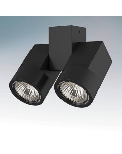 Потолочный светильник illumo x2 nero 051037 черный 142x115 см Lightstar