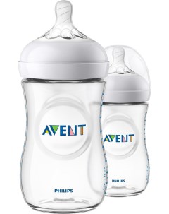 Бутылочка для кормления Natural 2 0 пластик SCF033 27 Philips avent