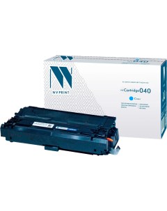 Картридж лазерный NV Print 040 Cyan NV 040C Nv print