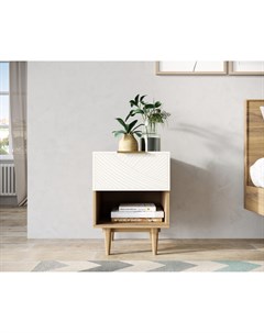 Тумбочка с верхним ящиком line бежевый 40x55x35 см Etg-home