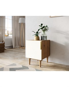 Тумбочка с дверкой line бежевый 40x50x35 см Etg-home