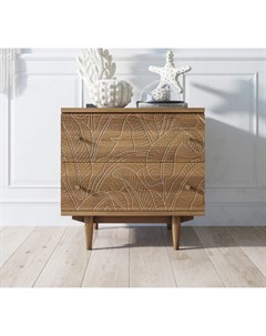 Комод boho new 2 ящика джангл коричневый 70x60x45 см Etg-home