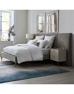 Кровать andes wide серый 282x97x216 см Idealbeds