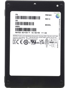 SSD 3 84TB PM1643A MZILT3T8HBLS 00007 Samsung