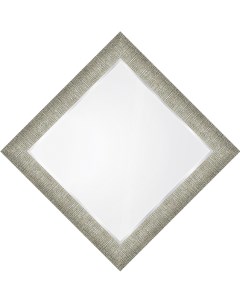 Зеркало в раме 400 400мм серебро 10с М 008 Алмаз-люкс