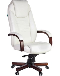 Офисное кресло T 9923WALNUT IVORY слоновая кость Бюрократ