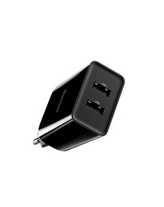 Сетевое зарядное устройство CCFS R01 Speed Mini Charger 2xUSB 10 5W Black Baseus