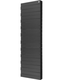 Биметаллический радиатор Pianoforte Tower 500 Noir Sable 22 секции Royal thermo