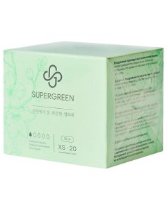 Прокладки ежедневные размер XS длина 16 см 20 Supergreen