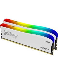 Оперативная память FURY Beast RGB SE 2x8ГБ DDR4 3200 МГц KF432C16BWAK2 16 Kingston