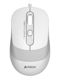 Мышь Fstyler FM10 белый серый A4tech