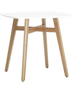 Стол обеденный Target 80 80 белый ножки массив бука SL 691 Stool group