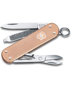 Туристический нож перочинный Classic Fresh Peach 58мм 7функц 0 6221 202G Victorinox