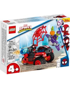 Конструктор Marvel Spiderman Майлз Моралес техно трайк Человека Паука 10781 Lego