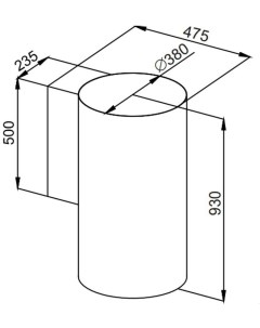 Вытяжка Lee Wall sensor 39 белый Maunfeld